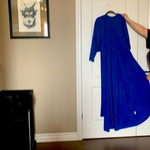 Royal blue dress